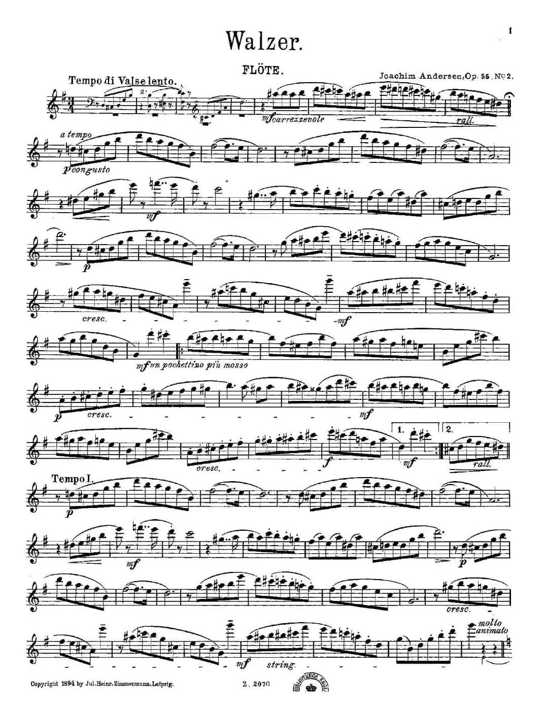 Walzer（Op.55 No.2）