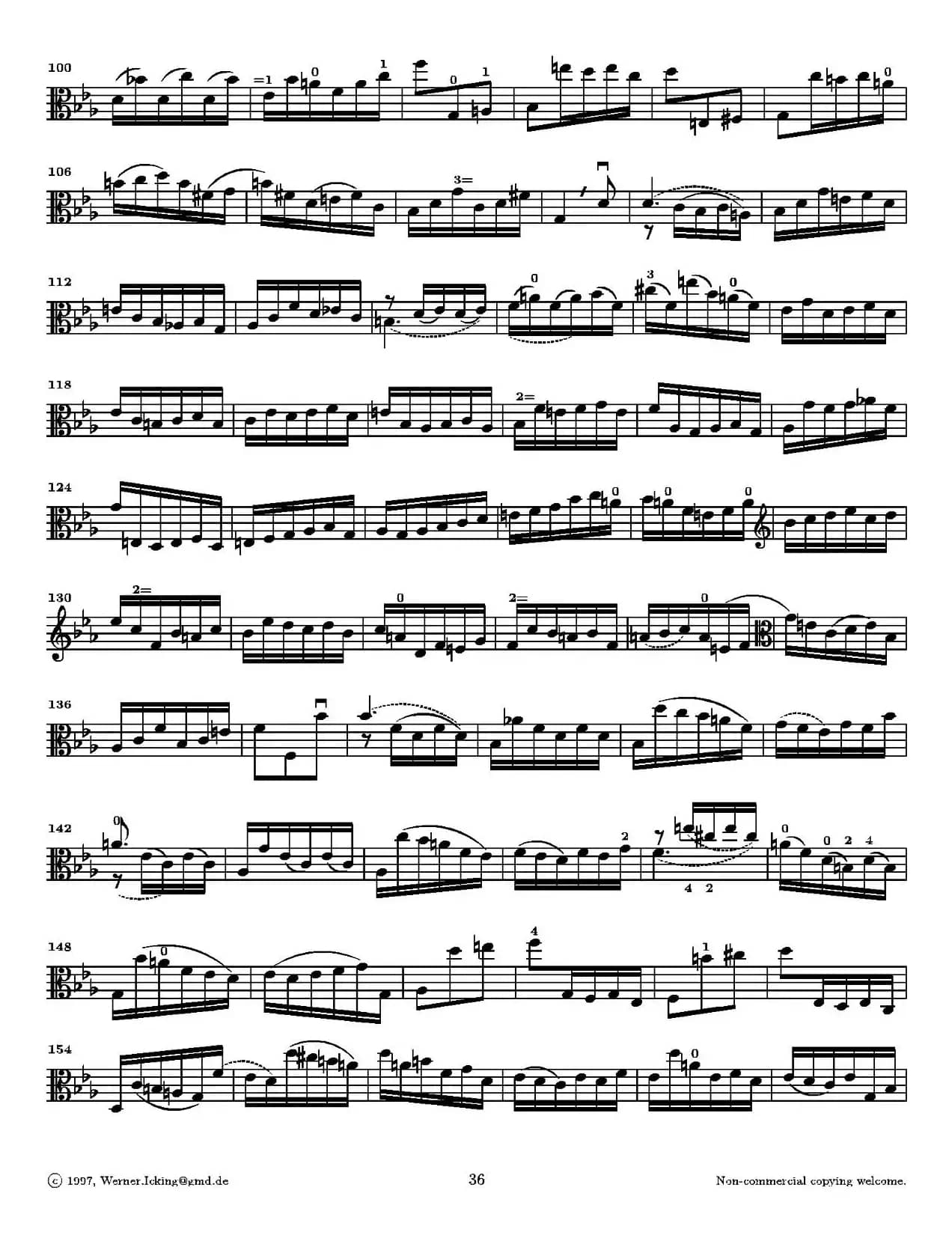 巴赫《无伴奏组曲》Ⅴ（中提琴）