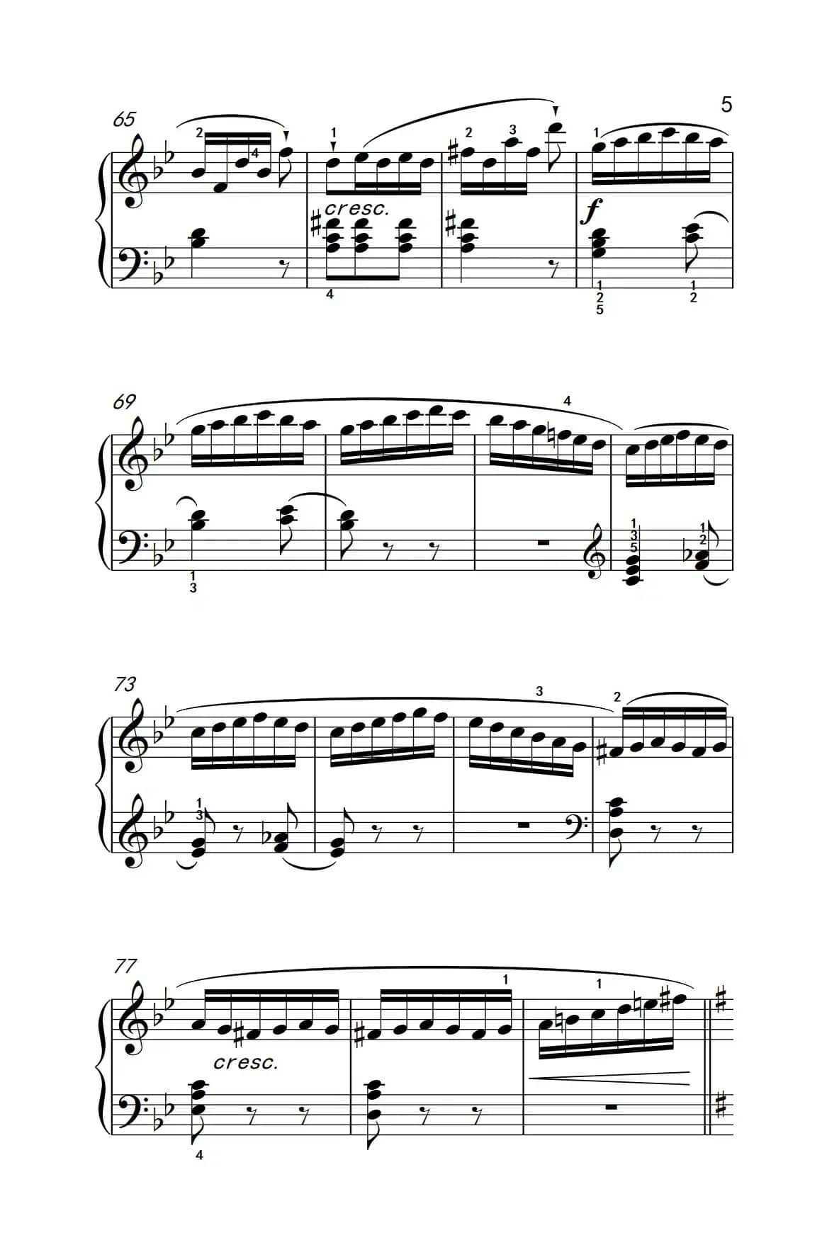 第四级 2.回旋曲（中央音乐学院 钢琴（业余）考级教程 4-6级）