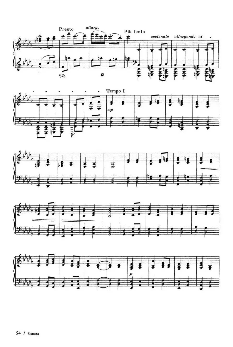 Piano Sonata in F Maj Op·12（F大调钢琴奏鸣曲·第二乐章）