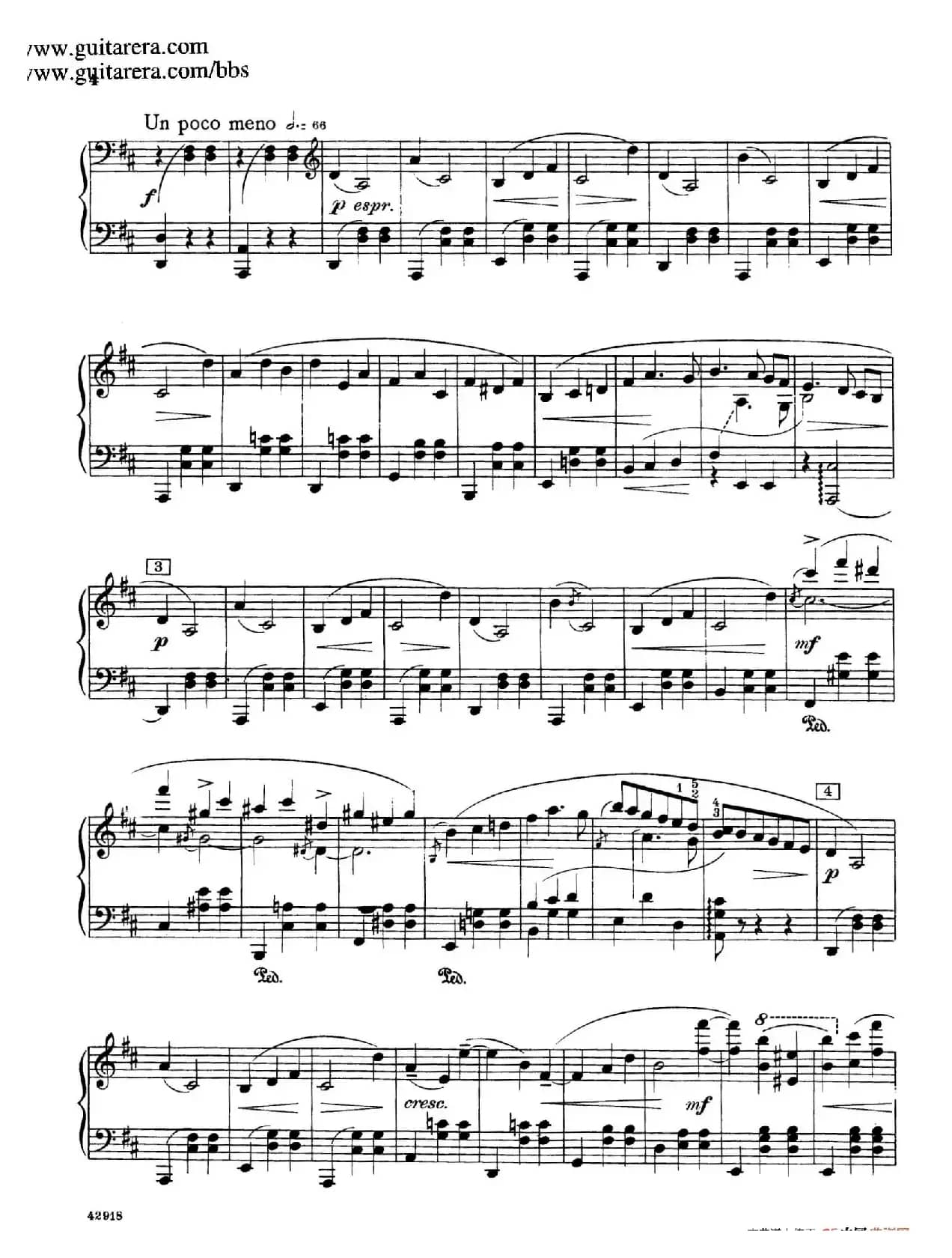 Souvenirs Op.28（纪念曲1. 圆舞曲）