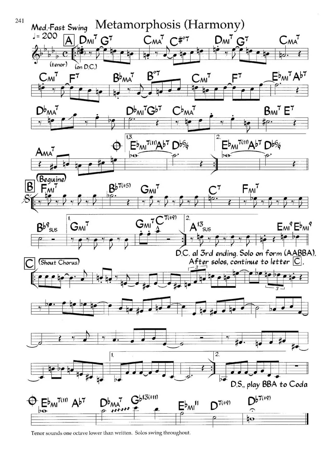 Metamorphosis（爵士钢琴曲）