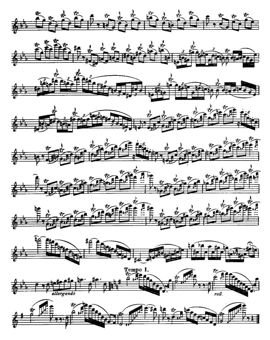 柯勒长笛练习曲作品33号（第三册）（8）