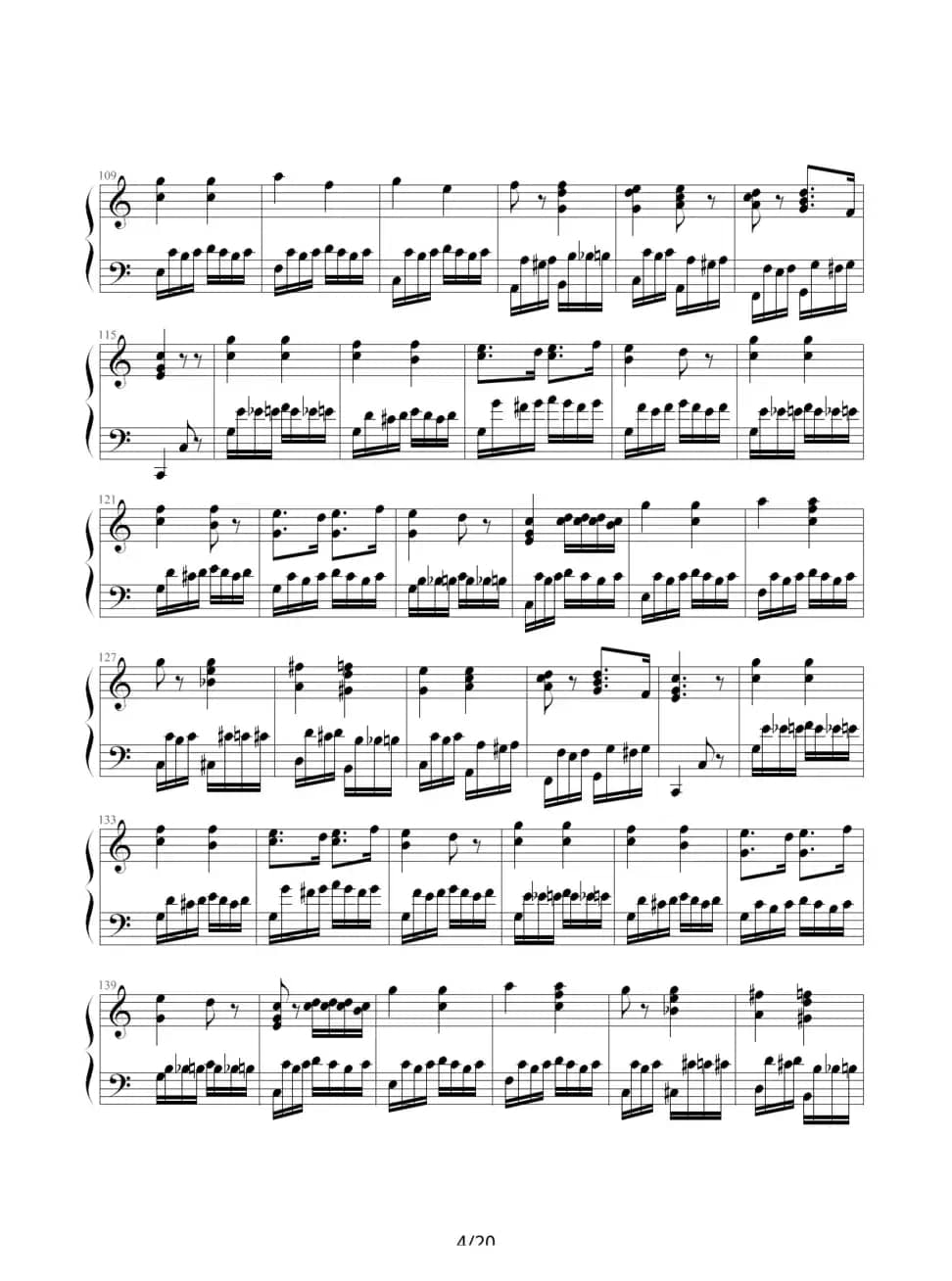 小星星变奏曲—莫扎特