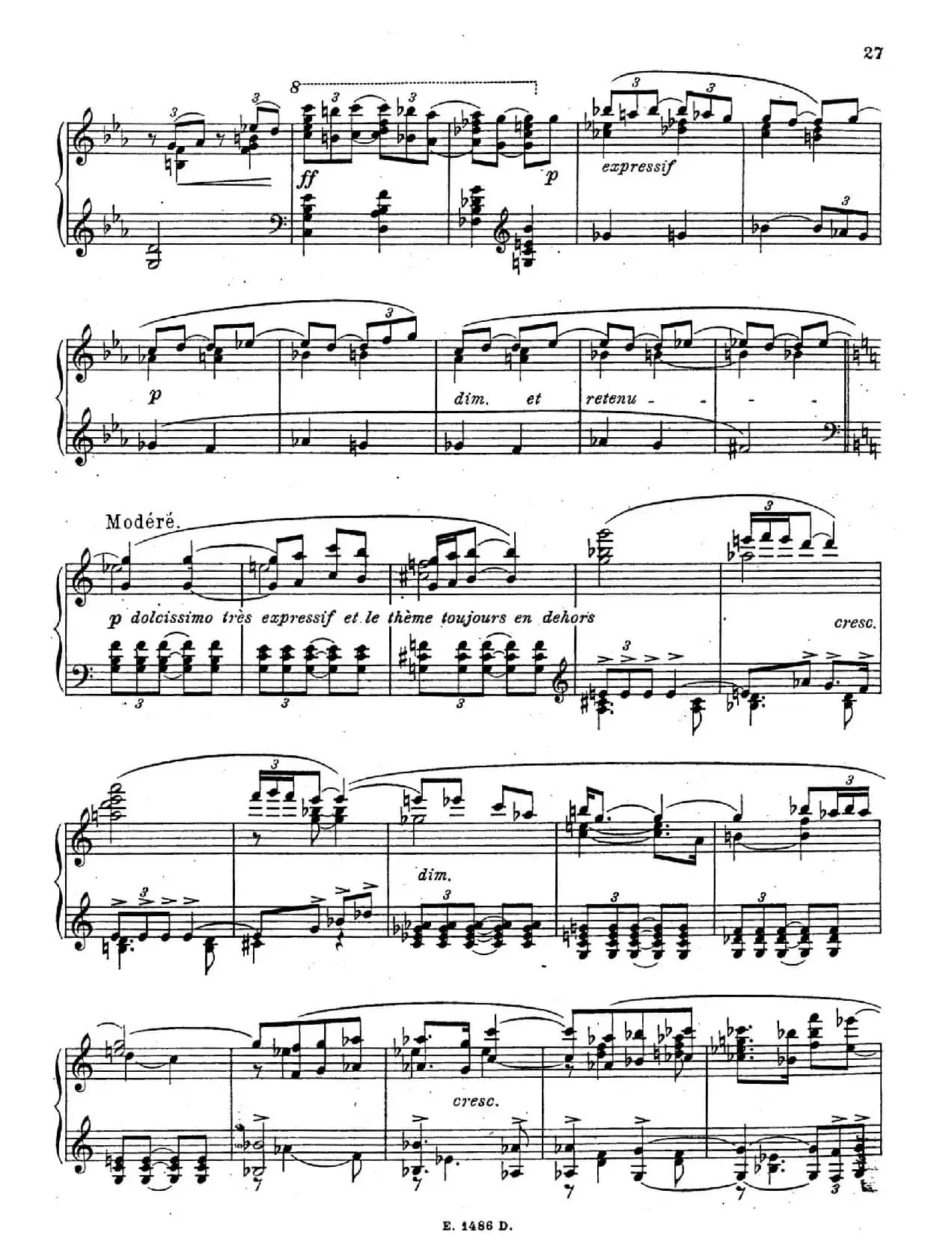Sonate Romantique Op.3（浪漫奏鸣曲·Ⅲ）