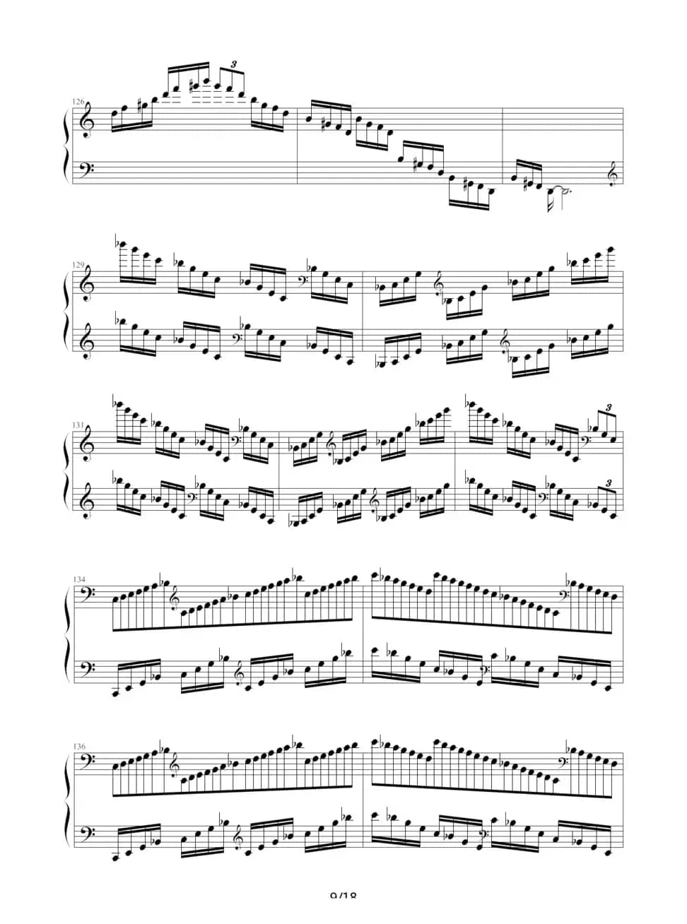 C大调练习曲No.2（琶音和左手跳跃练习）