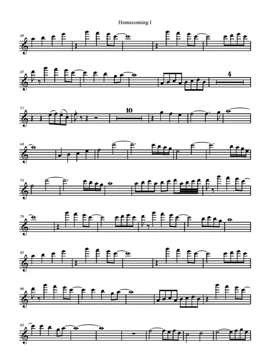 homecoming（回家）