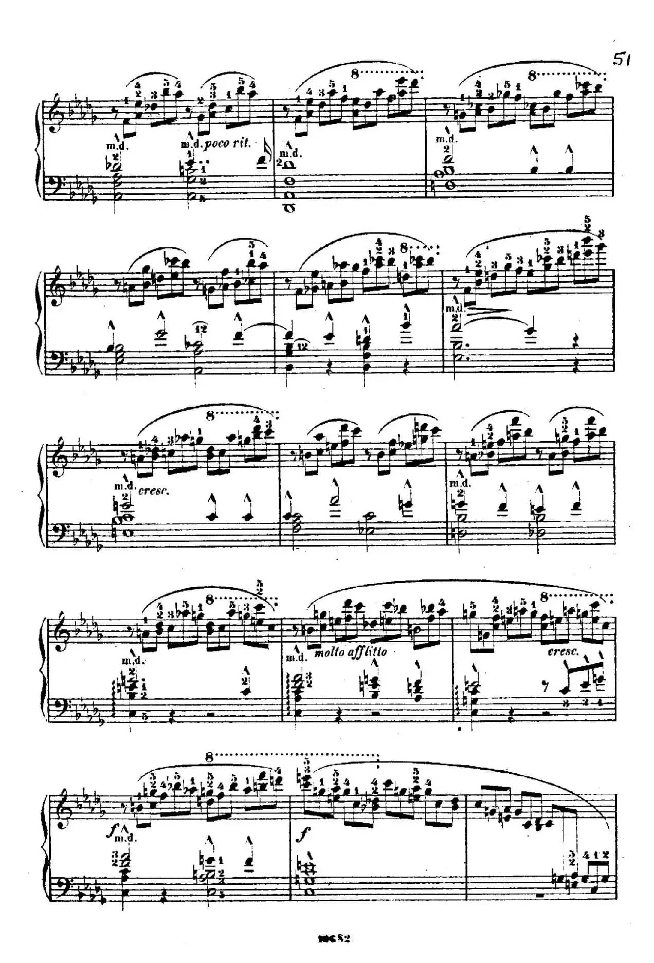Douze Etudes de Salon Op.5（12首沙龙练习曲·10）