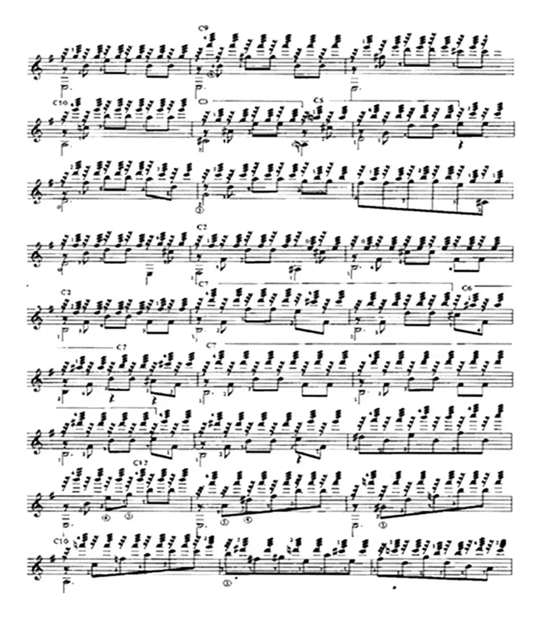 Una Limosna por el Amor de Dios（古典吉他）