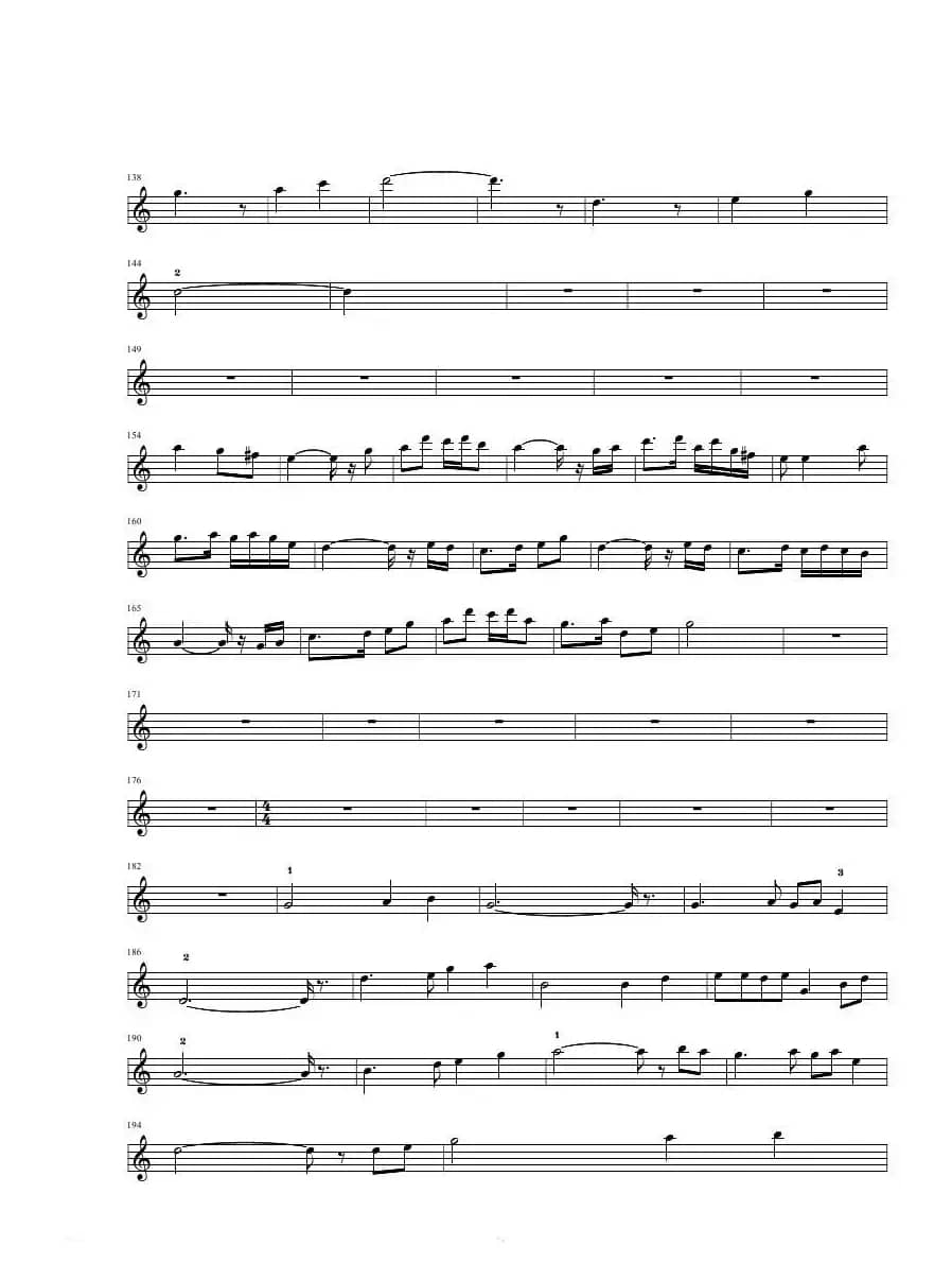 秋湖月夜 （小提琴谱）