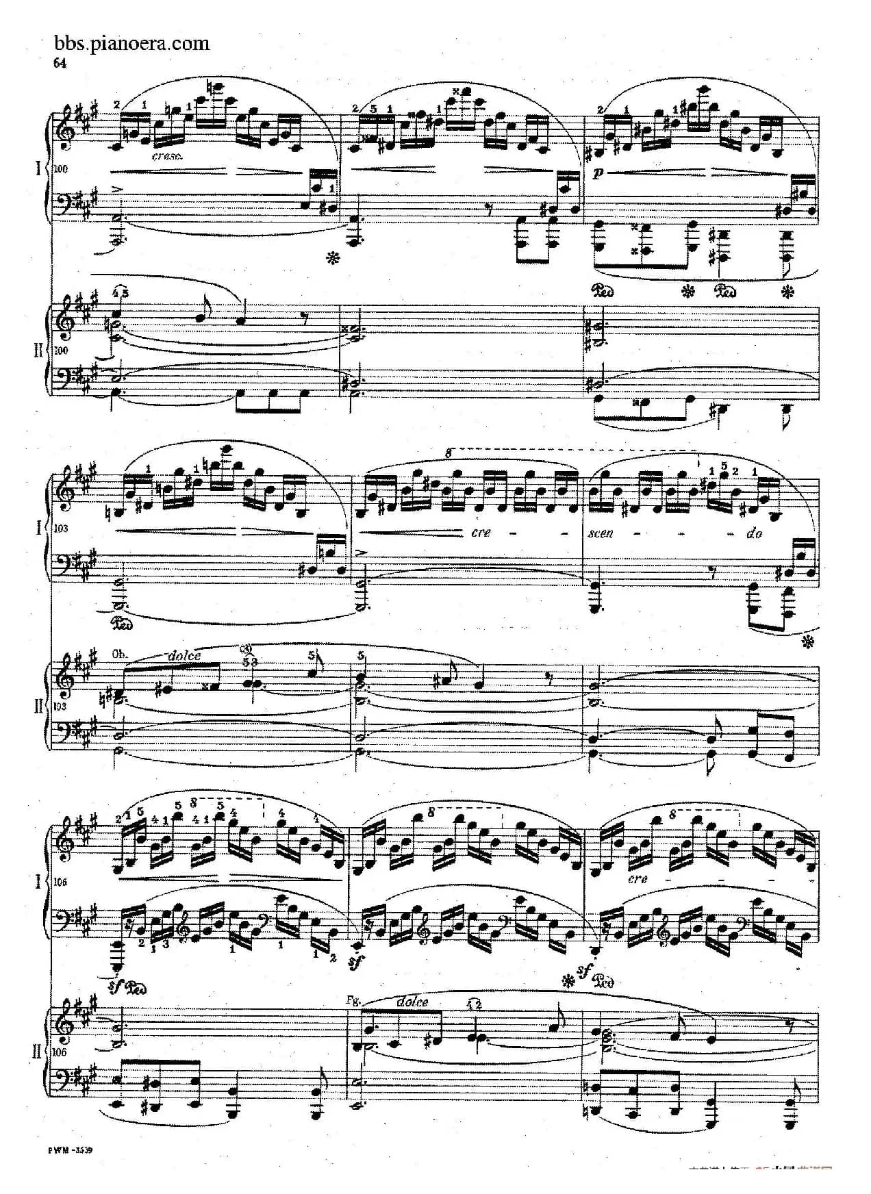 Grand Fantasy on Polish Airs Op.13（华丽的波兰民歌幻想曲·双钢琴版）