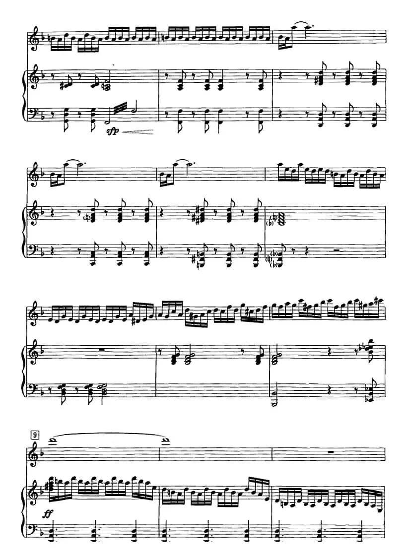 第一二胡协奏曲：第三乐章（二胡+钢琴伴奏）