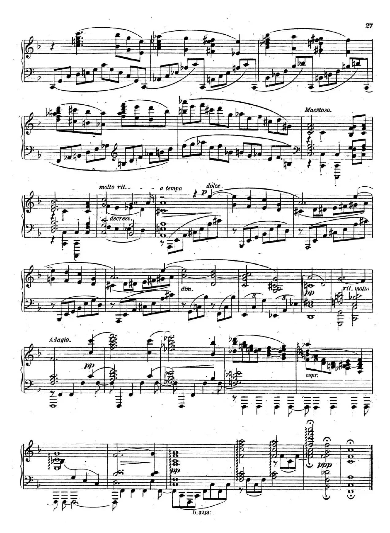 Four Pieces 4首小品 Op.2（Ⅲ）