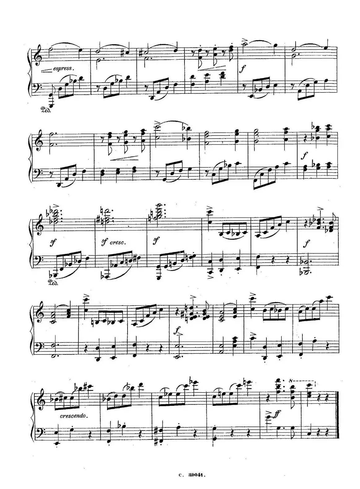 36 Etudes Rhythmiques et Melodiques Op.105（36首节奏与旋律练习曲 31—36）