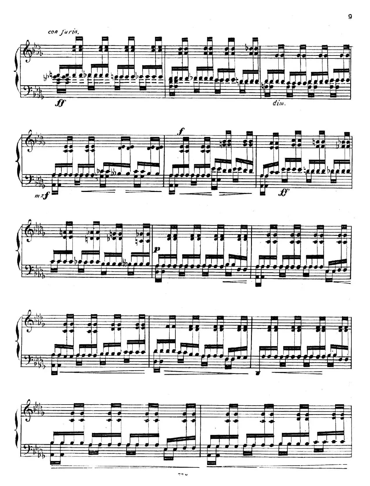 Grande Etude de Concert Tremolo Op.58（音乐会练习曲“震音”）