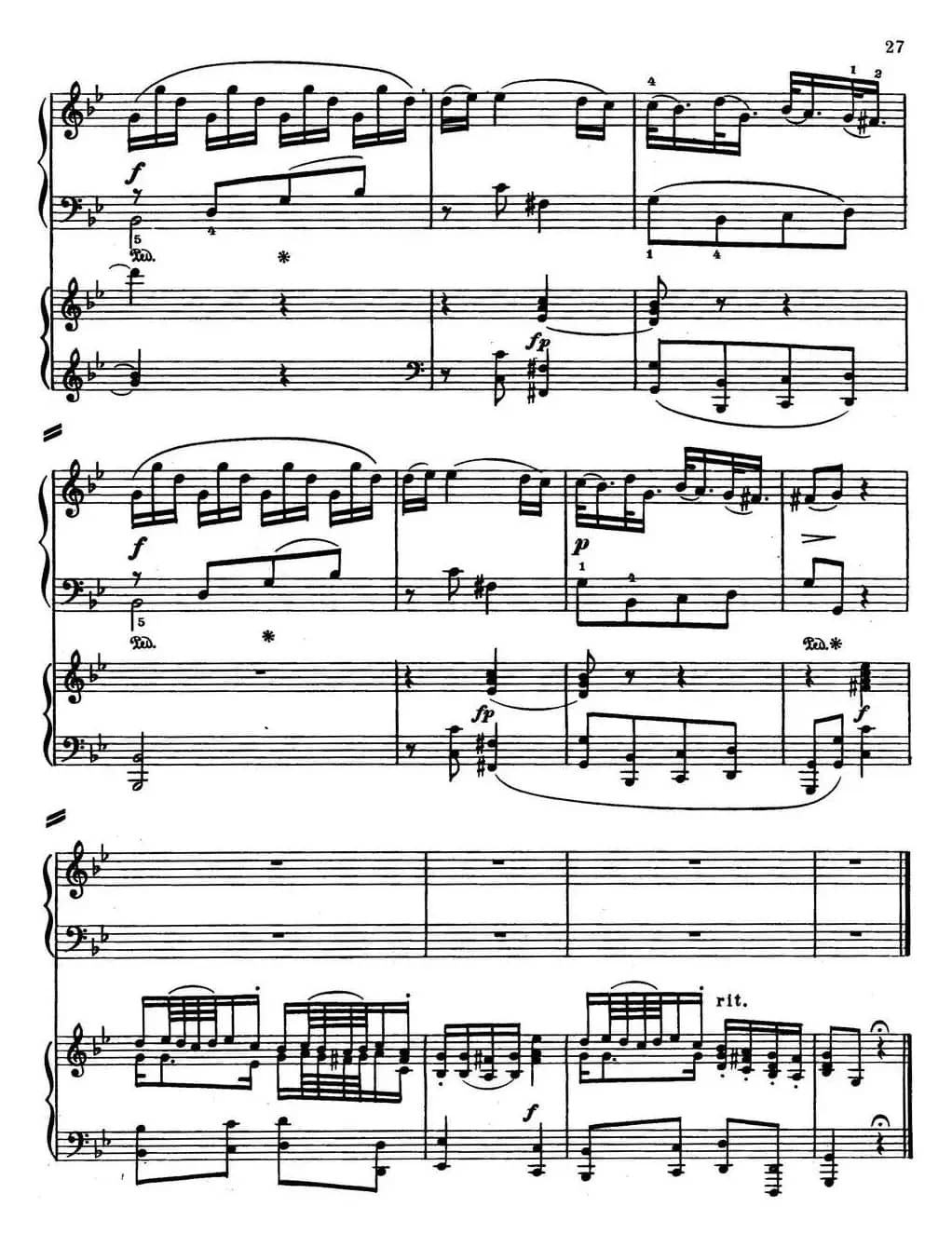 二十八部钢琴协奏曲 No.4