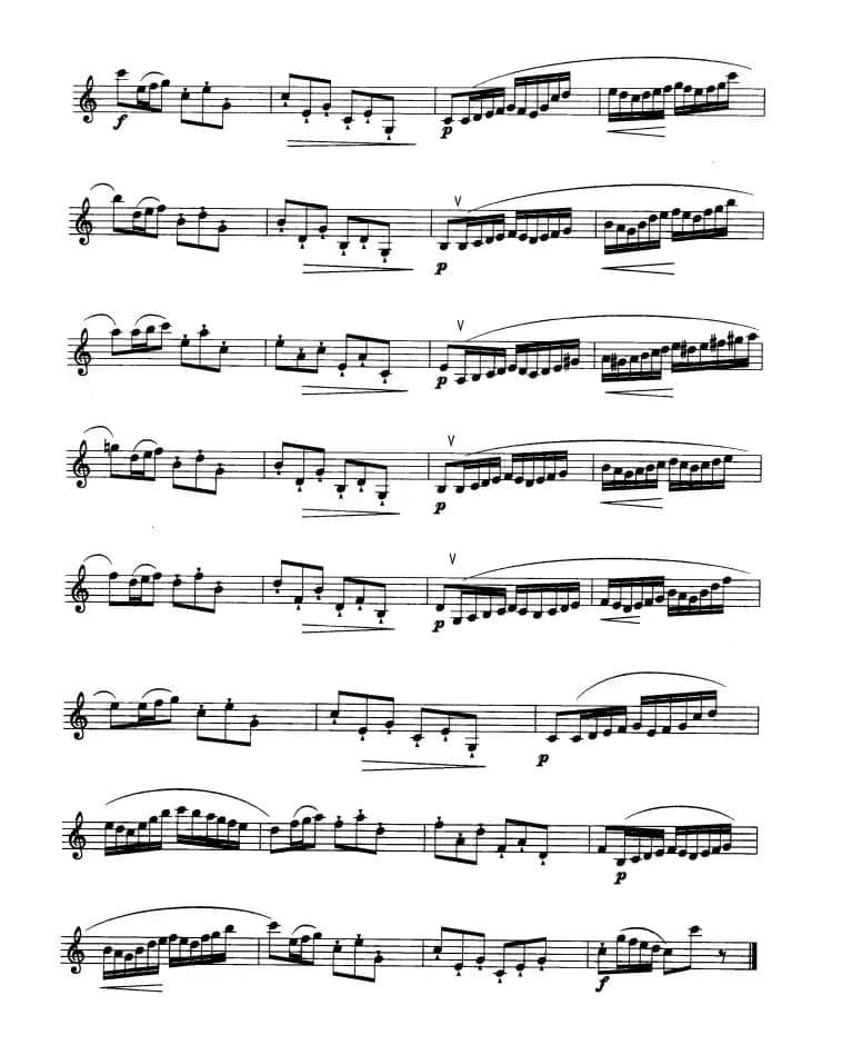 单簧管考级教材·第四级