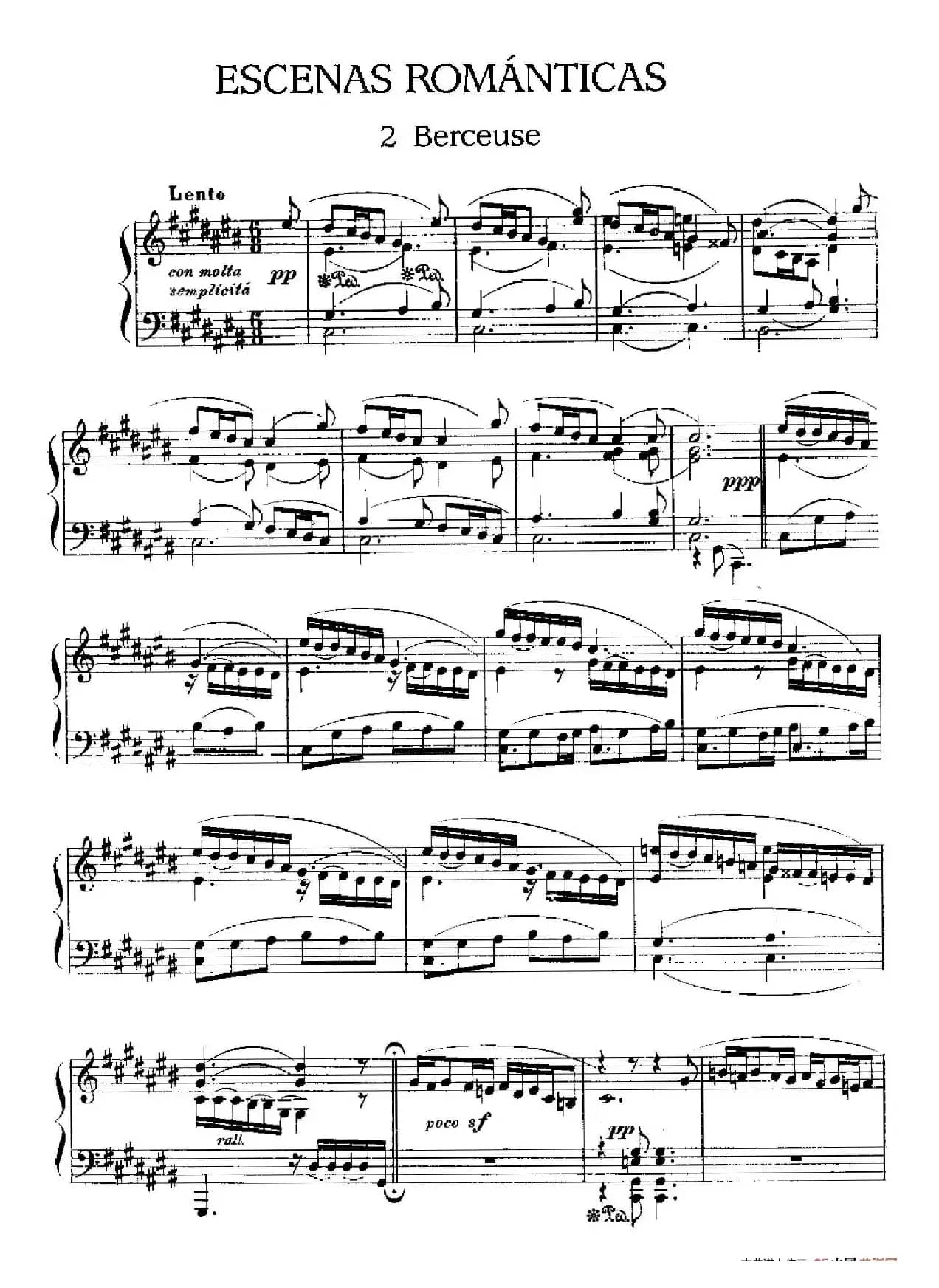 Escenas Románticas（浪漫的场景·2）