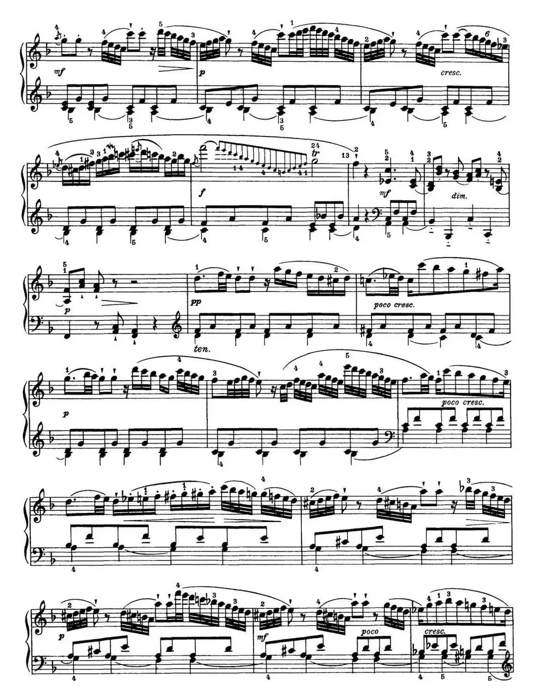 海顿 钢琴奏鸣曲 Hob XVI 24 in D major