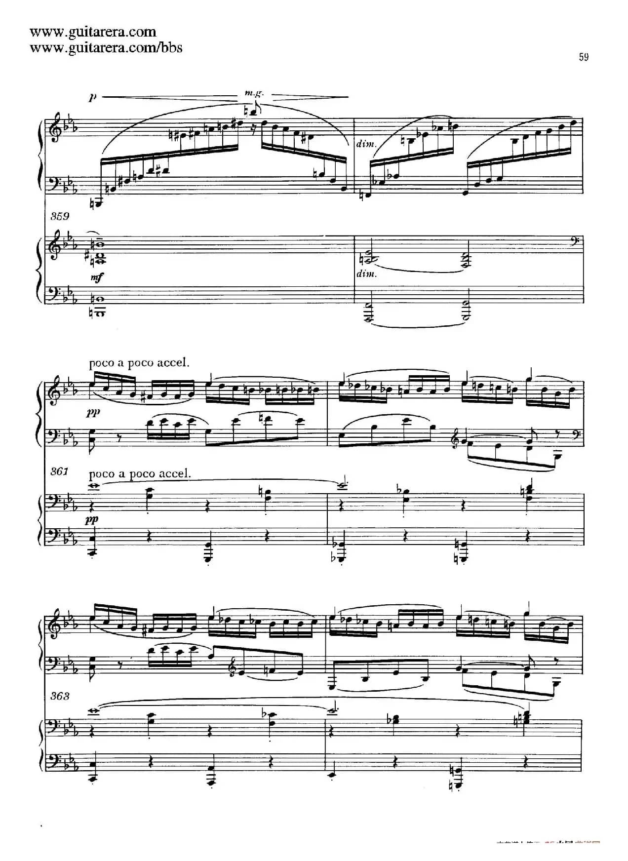 c小调第二钢琴协奏曲 Op.18（双钢琴·第一乐章）