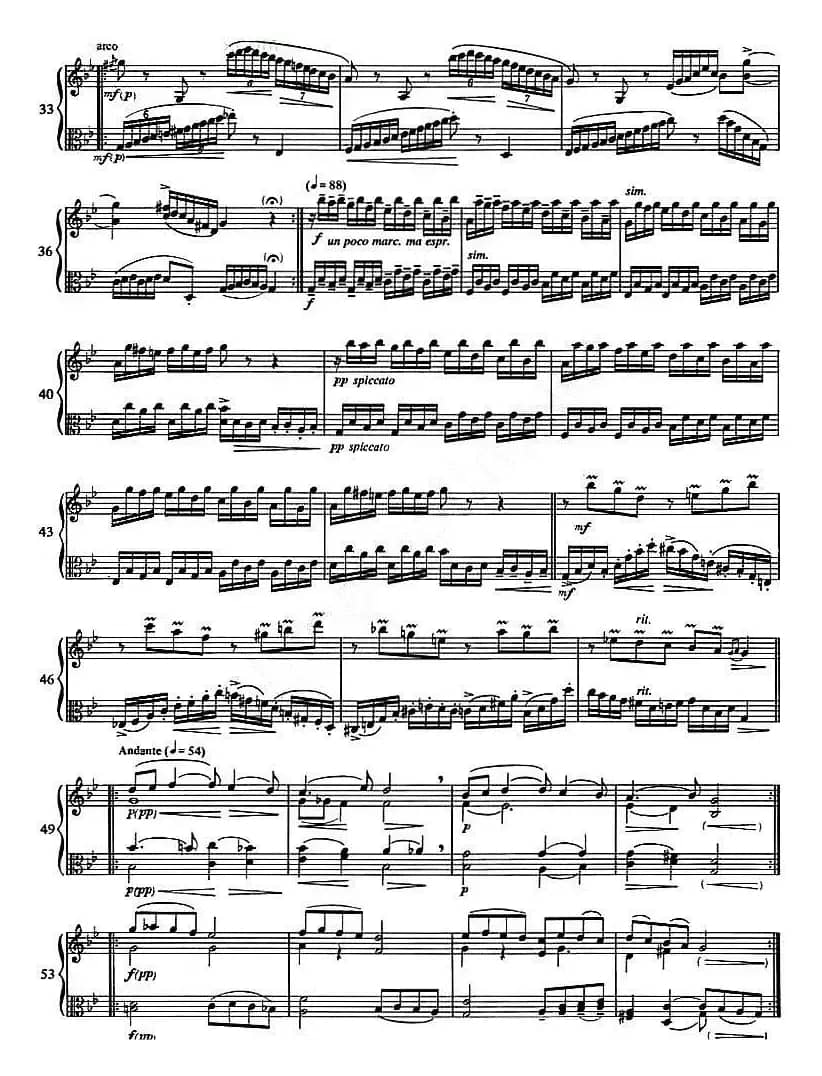 Passacaglia（帕萨卡利亚）（小提琴+中提琴）