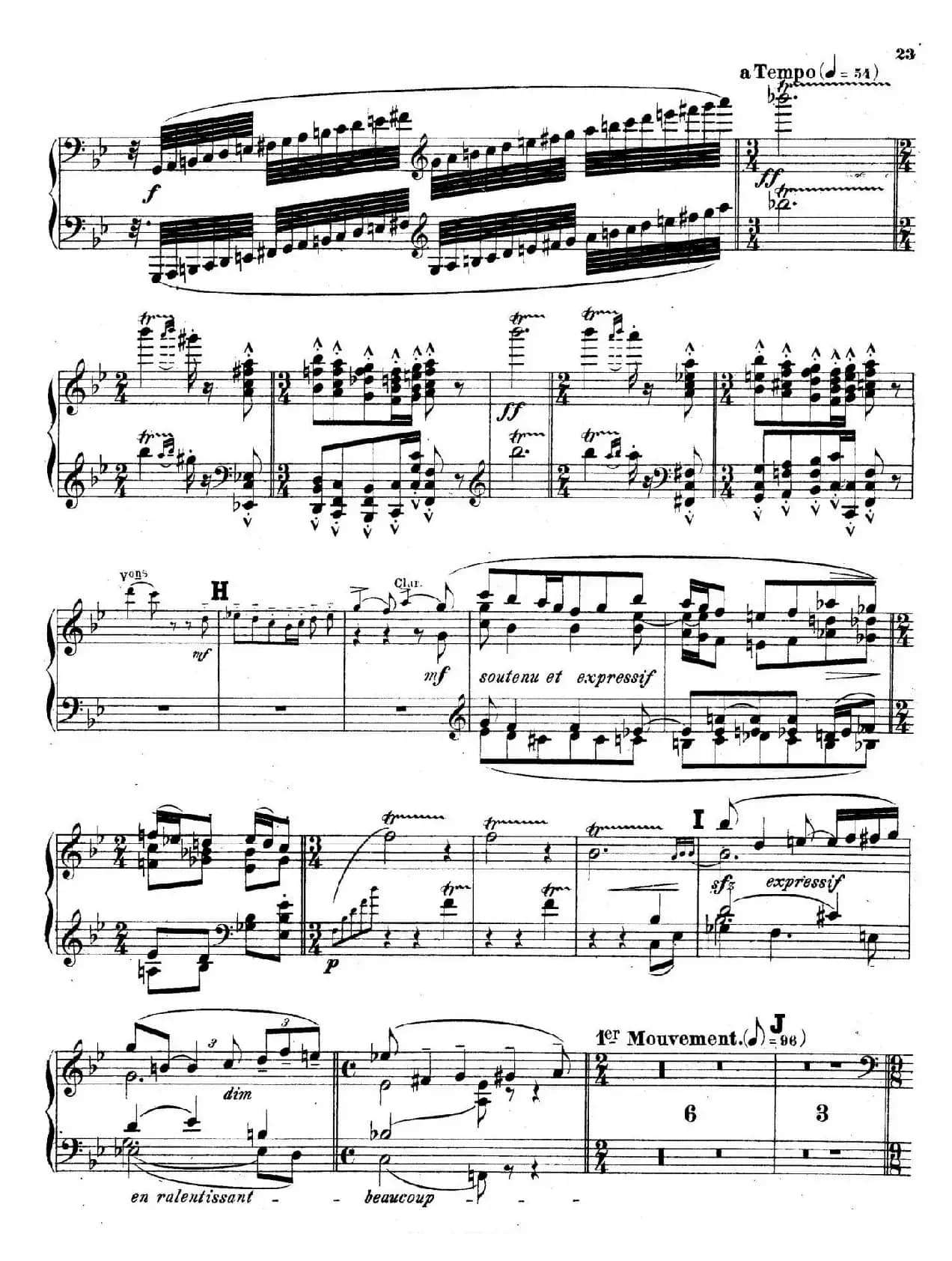 Symphony on a French Mountain Air Op.25（法国山歌交响曲·钢琴独奏·Ⅱ）