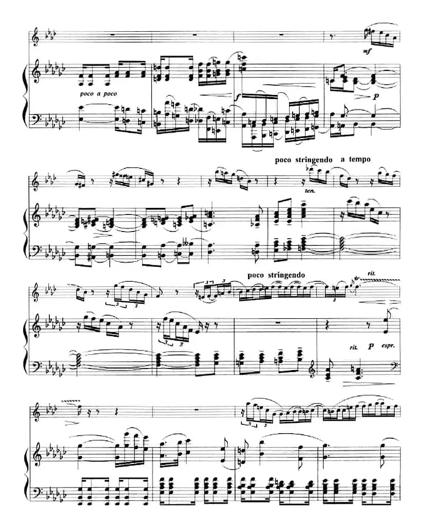 协奏曲（小号+钢琴伴奏）