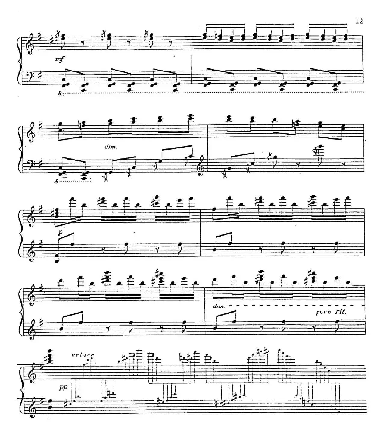 Carmen Variations 12 Pieces（12首卡门主题变奏曲·10）