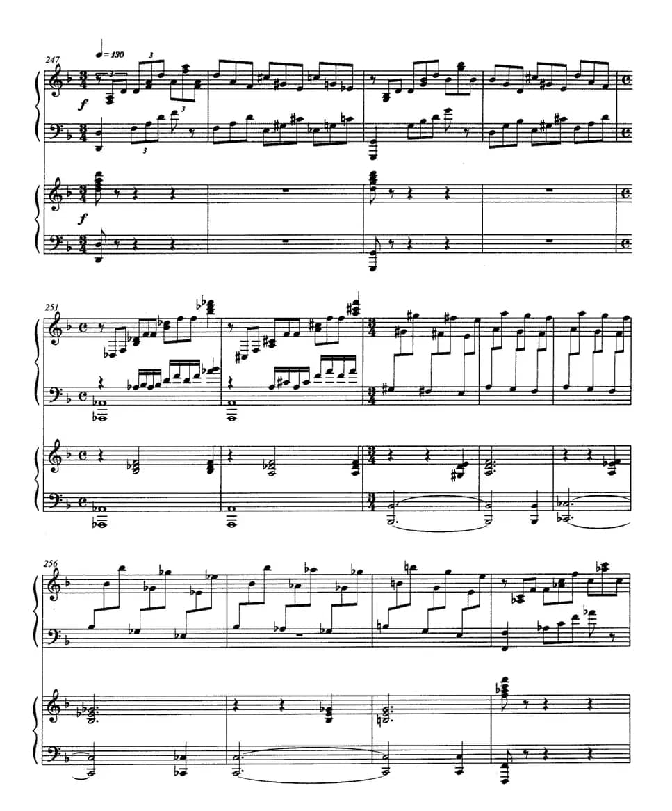 松花江上（钢琴协奏曲)P11—2）