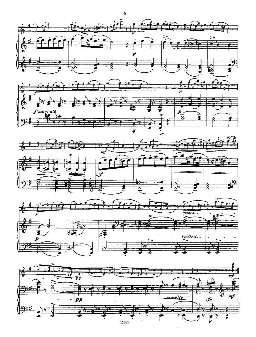 Fantaisies nationales. Op. 59, 4. （长笛+钢琴伴奏）