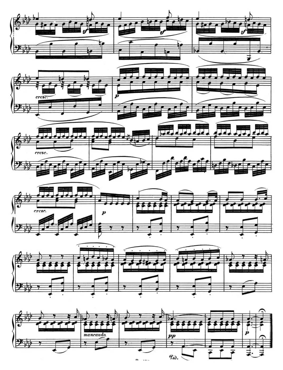 贝多芬钢琴奏鸣曲12 葬礼进行曲 降A大调 Op.26 A-flat major