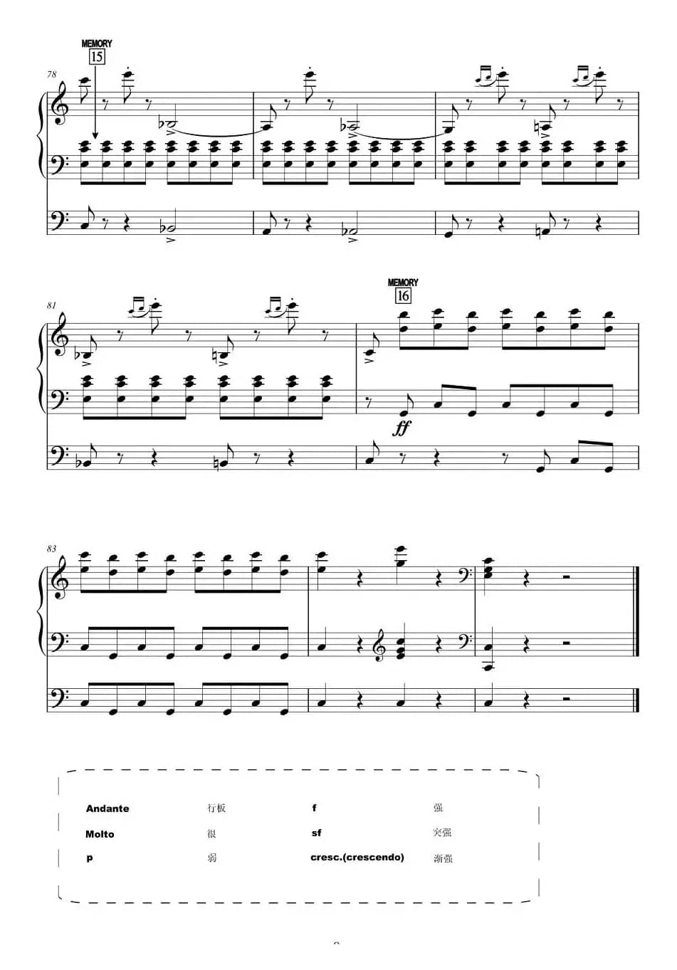 终曲（选自《动物狂欢节》）