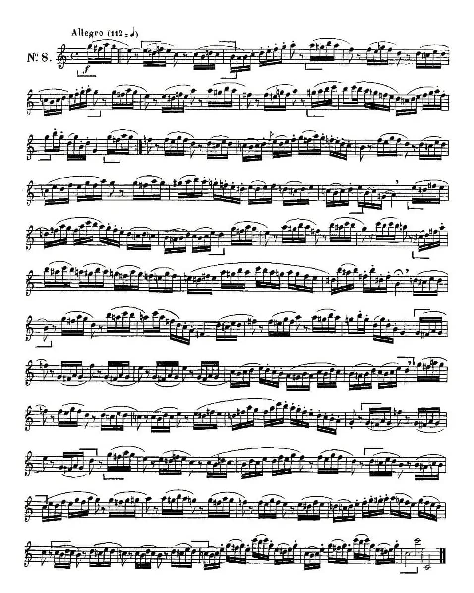 Klose Etudes Chantantes Pour Saxophone（KLOSE的15首练习曲集）
