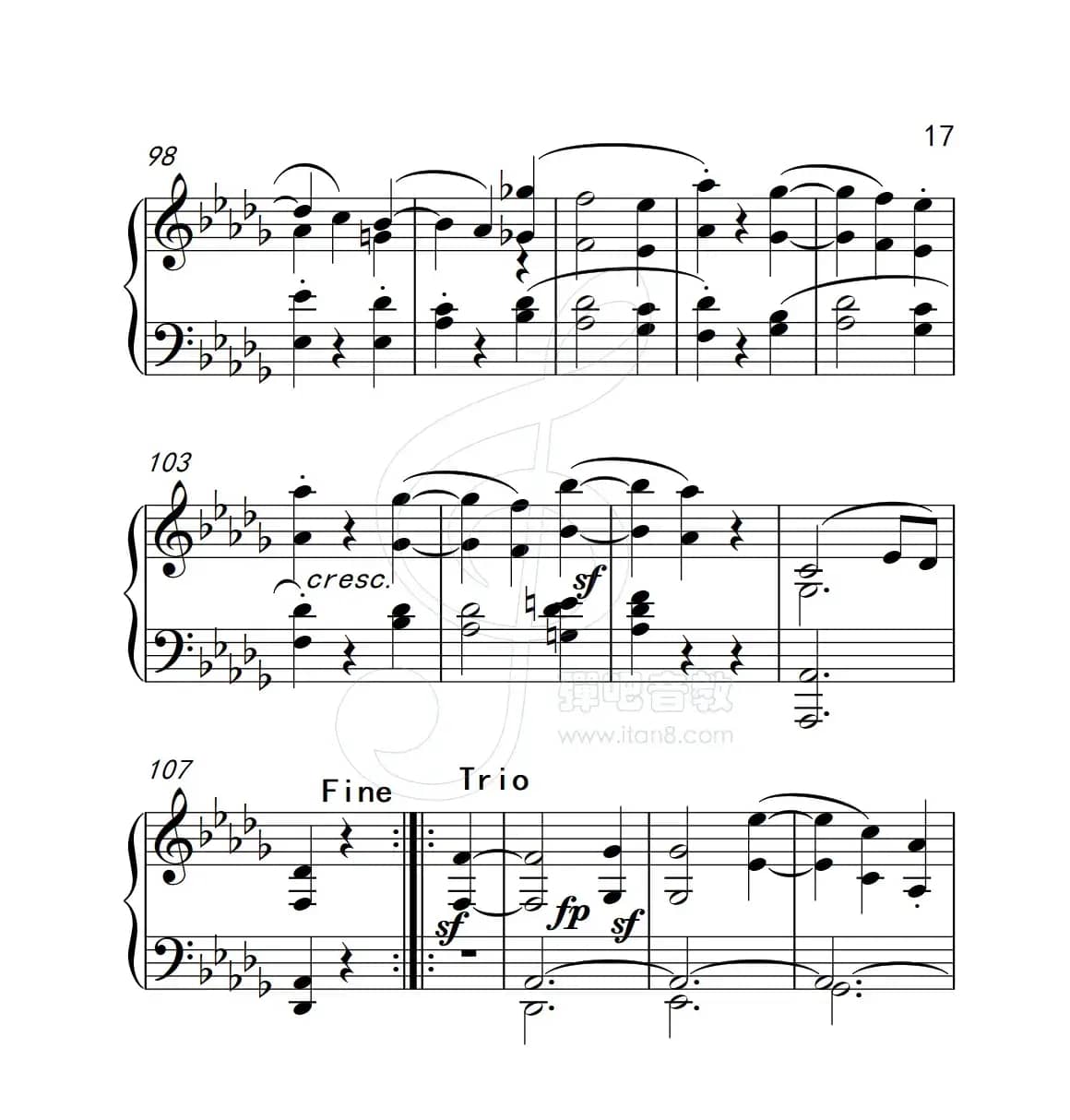 第六级 奏鸣曲（中国音乐学院钢琴考级作品1~6级）