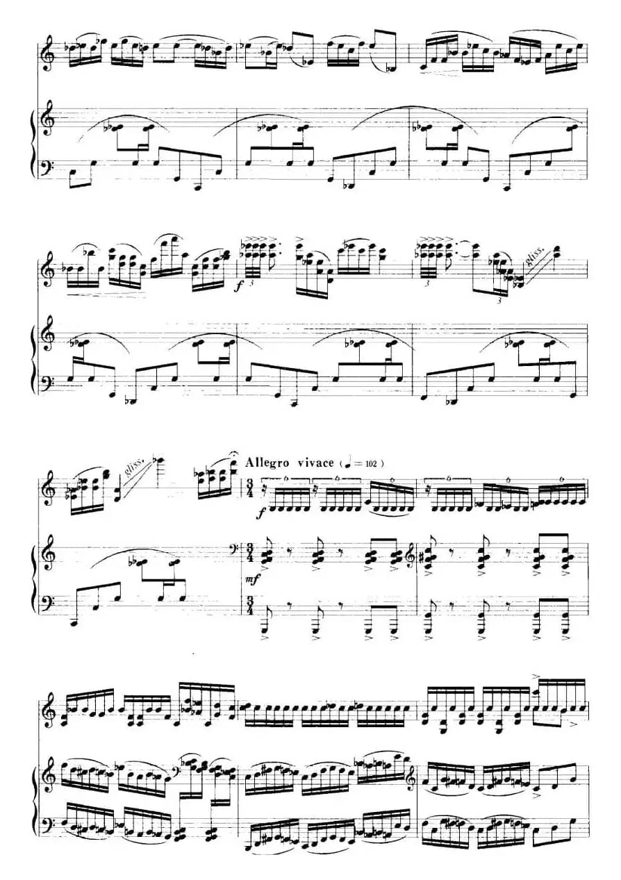 舞！舞！！（小提琴+钢琴伴奏）