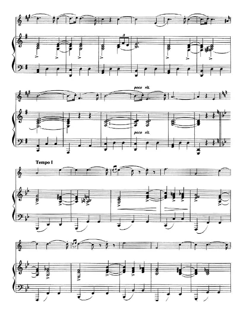 爱的悲伤（小号+钢琴伴奏）