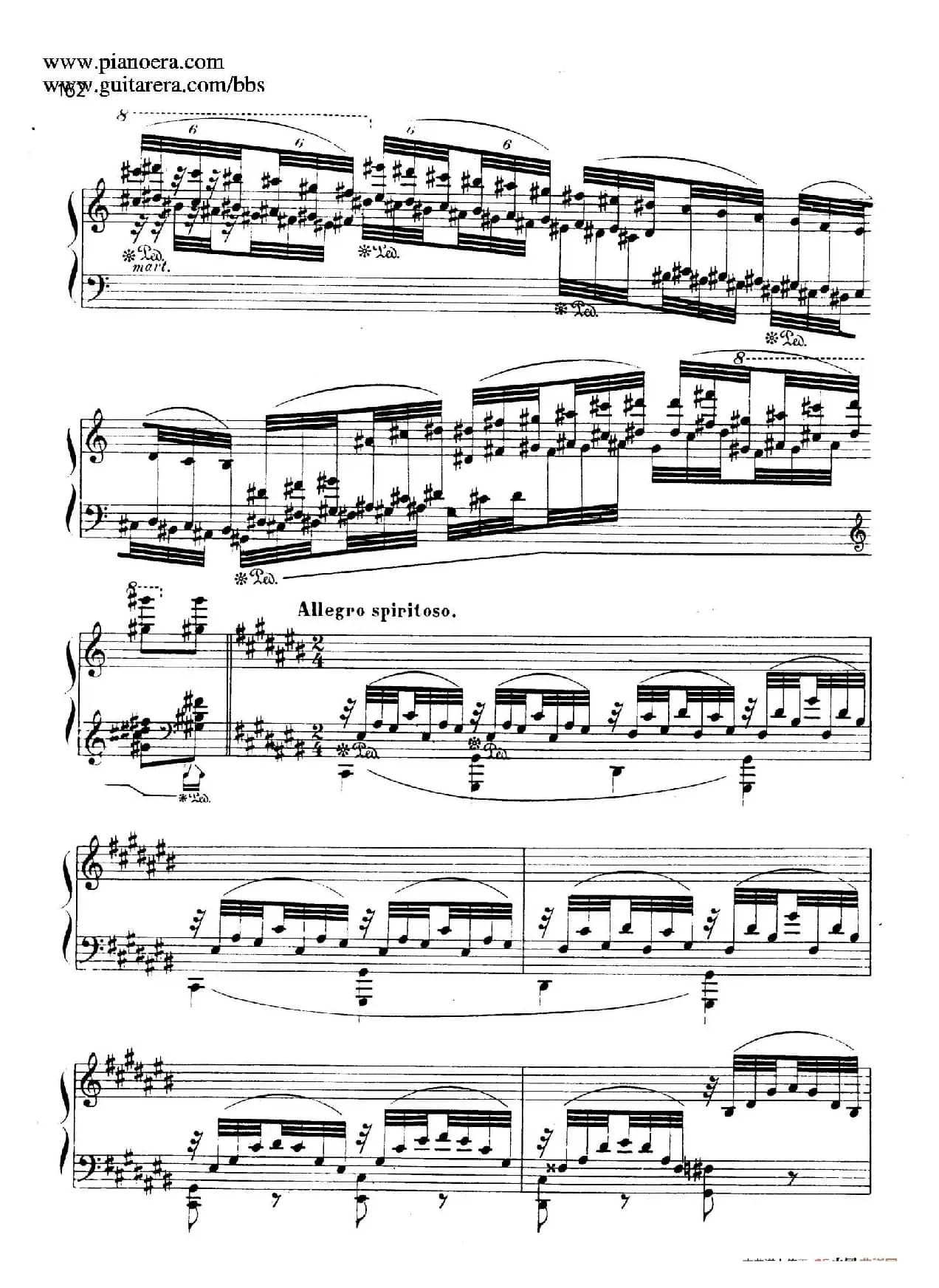 Allegro de Concierto（升C大调音乐会快板）