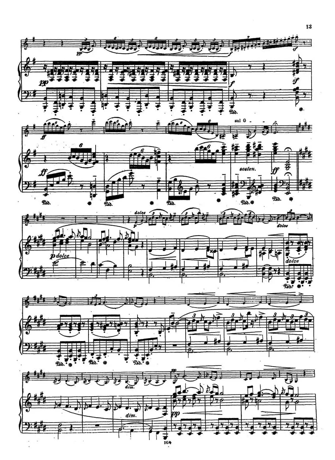 VIOLIN SONATA No.2 in G major（G大调第二小提琴奏鸣曲）（Ⅱ）（小提琴+钢琴伴奏）