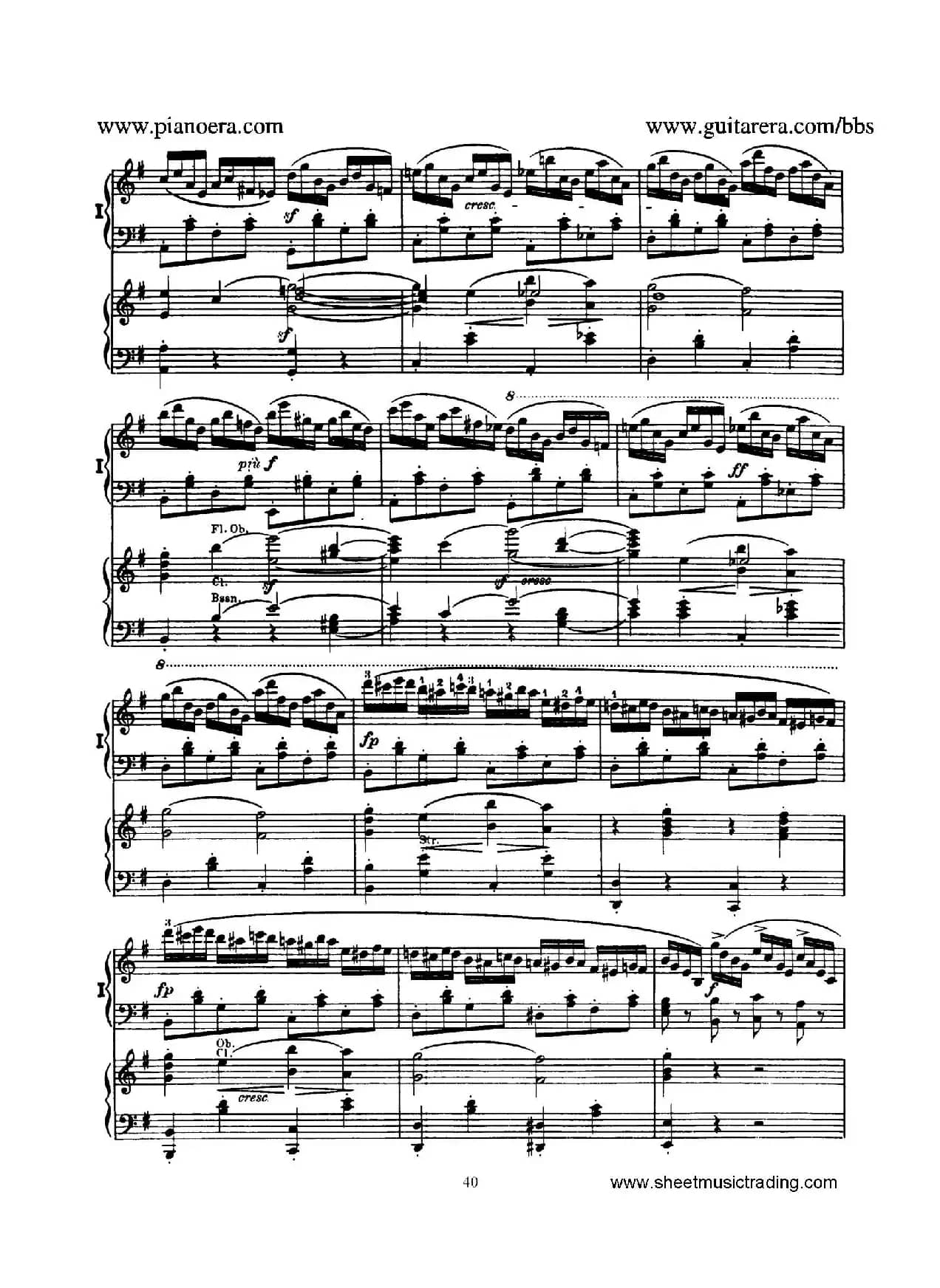 Piano Concerto No.1 in g Minor Op.25(g小调第一钢琴协奏曲·双钢琴)