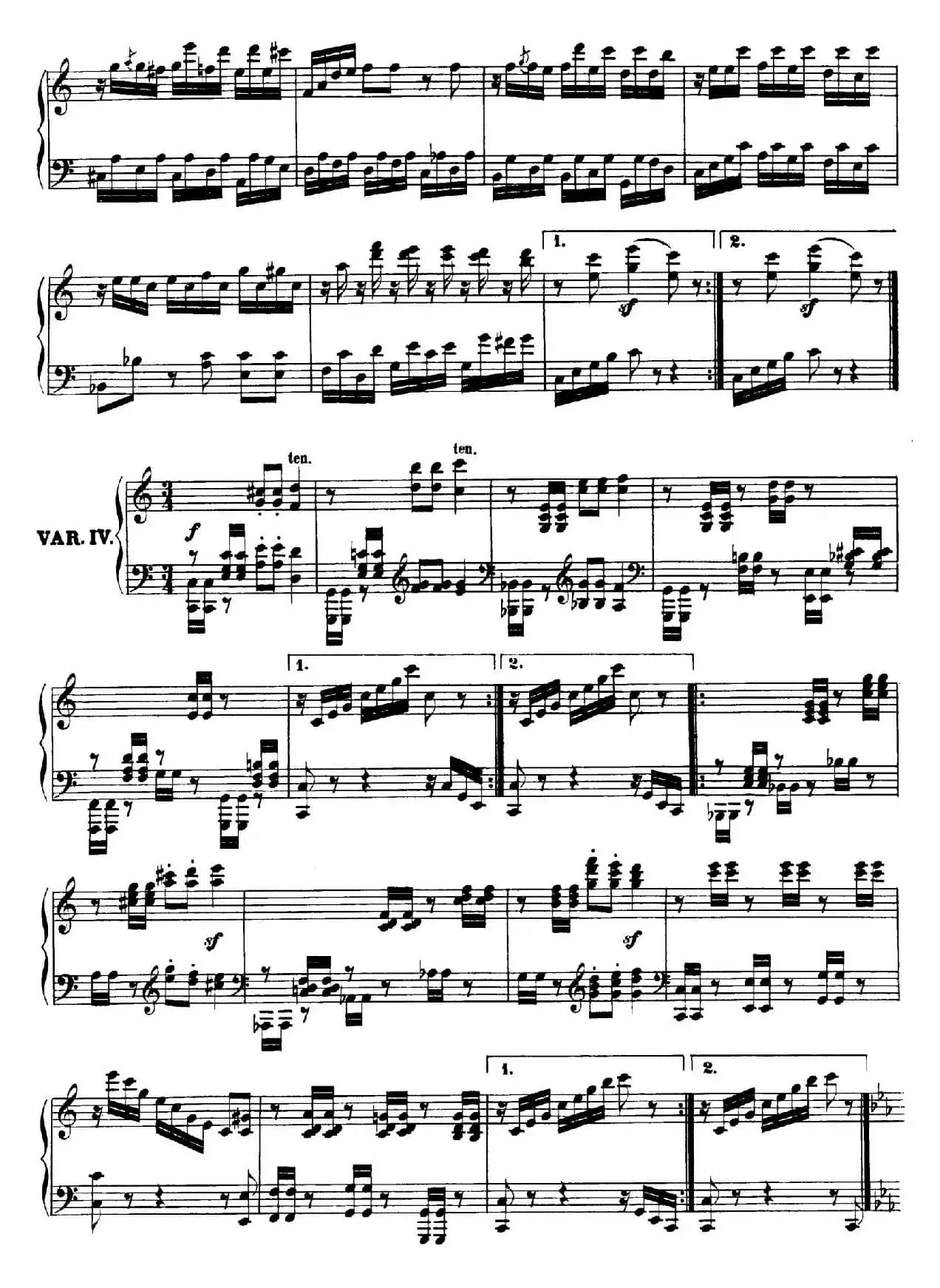 7 Variations in C WoO 78（C大调英国国歌变奏曲）