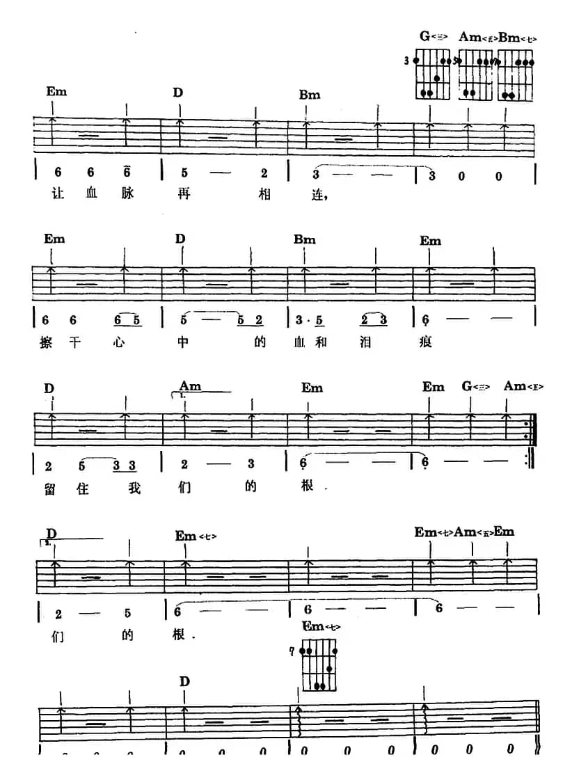 民族吉他弹唱：把根留住
