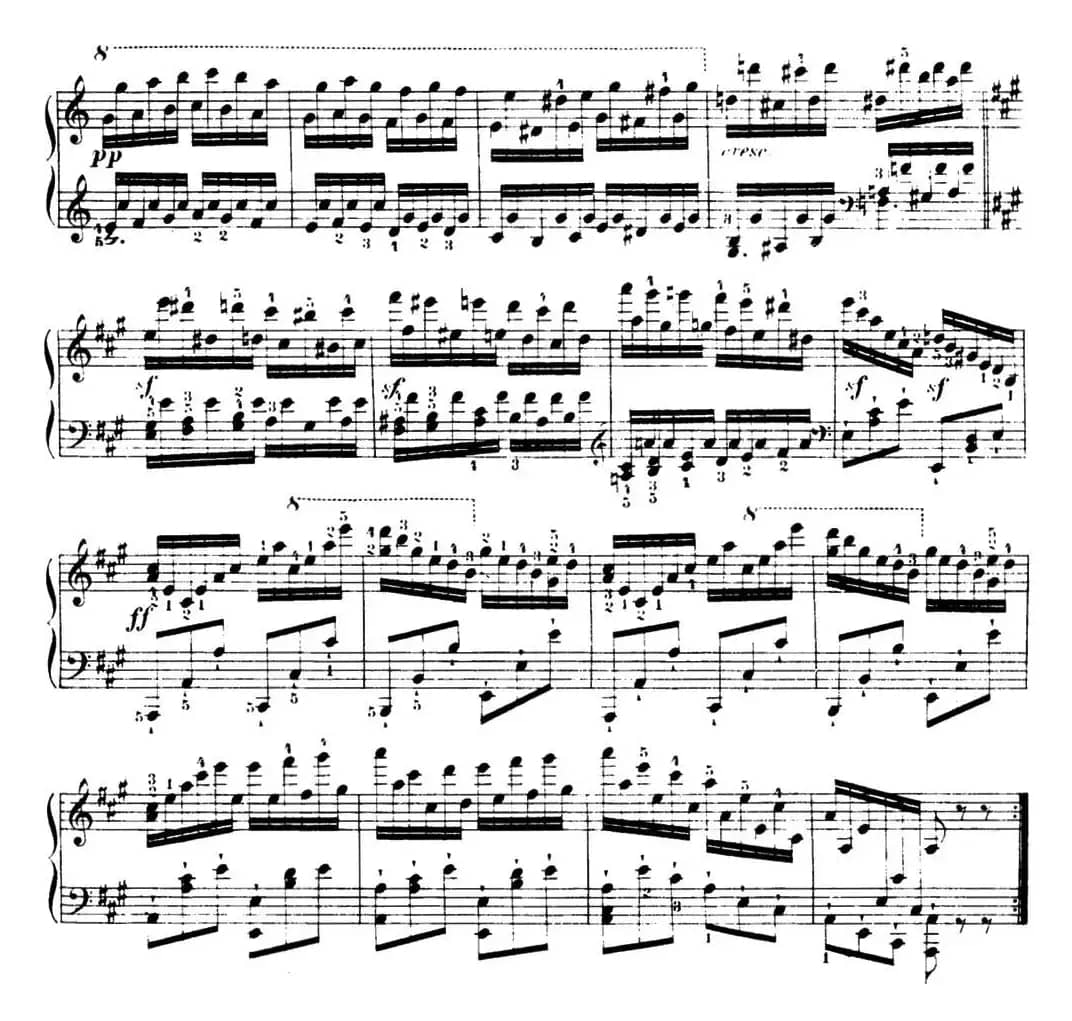 40首车尔尼Op.299钢琴快速练习曲（NO.35）