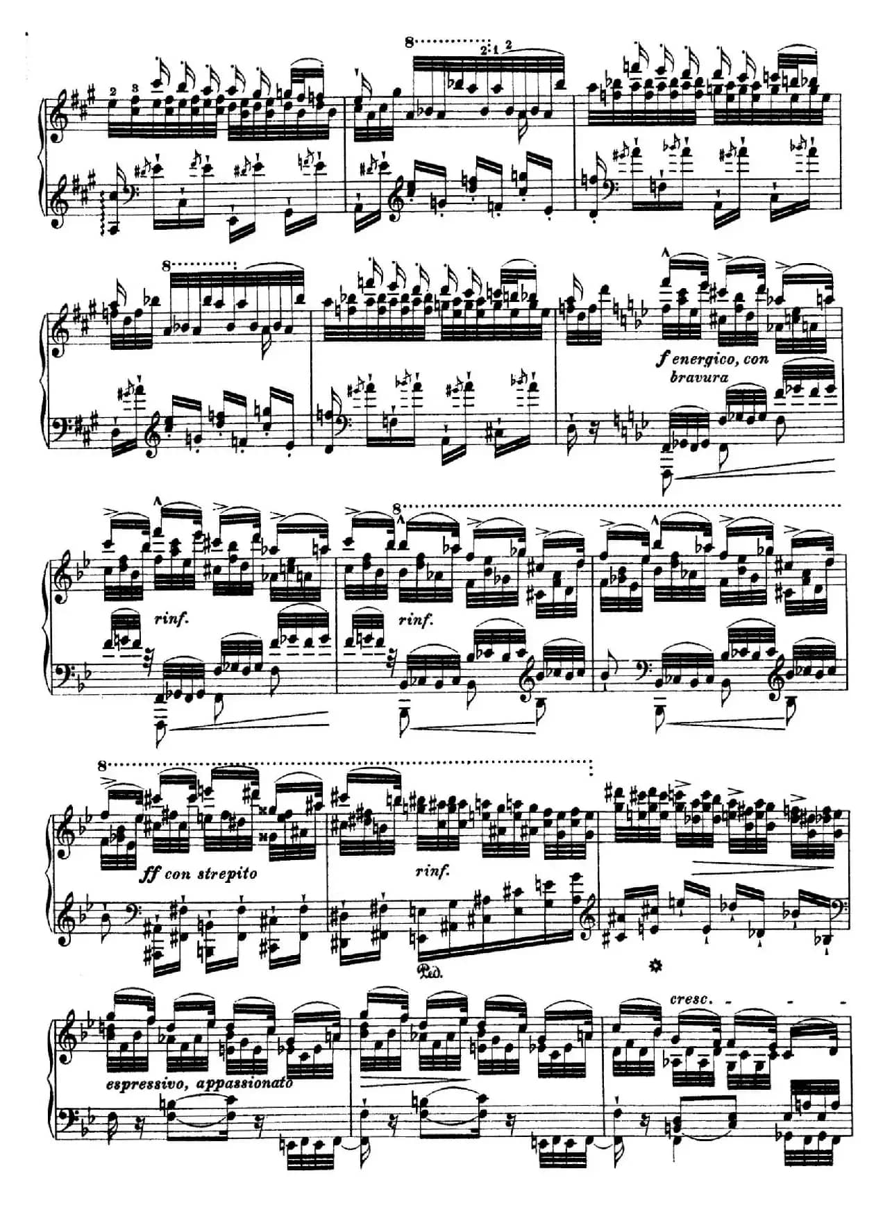 12 Etudes d'execution Transcendante S.139（12首超技练习曲·5）