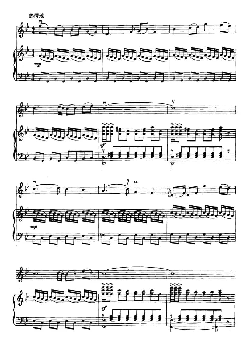 红梅随想曲（二胡+钢琴伴奏）