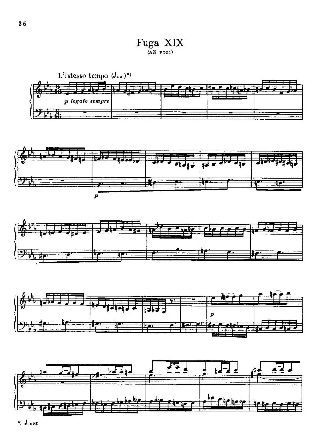 24 Preludes and Fugues Part.2 Op.45(24首前奏曲与赋格·第二部分·19)