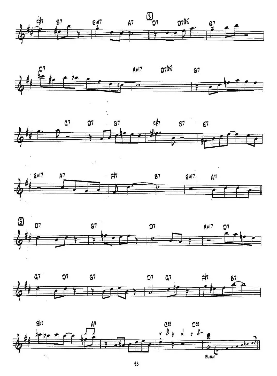  BLUES3（15首爵士练习曲之11）