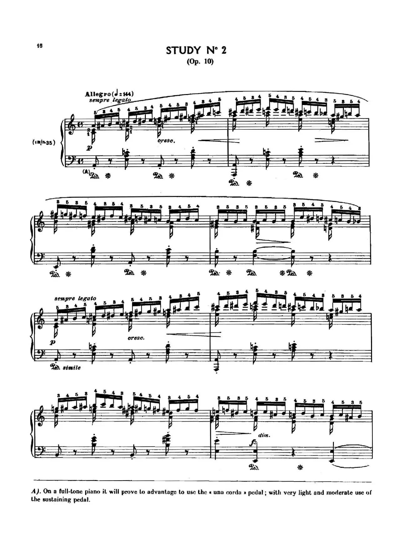 12 Etudes Op.10 柯尔托教学版(12首练习曲·2)