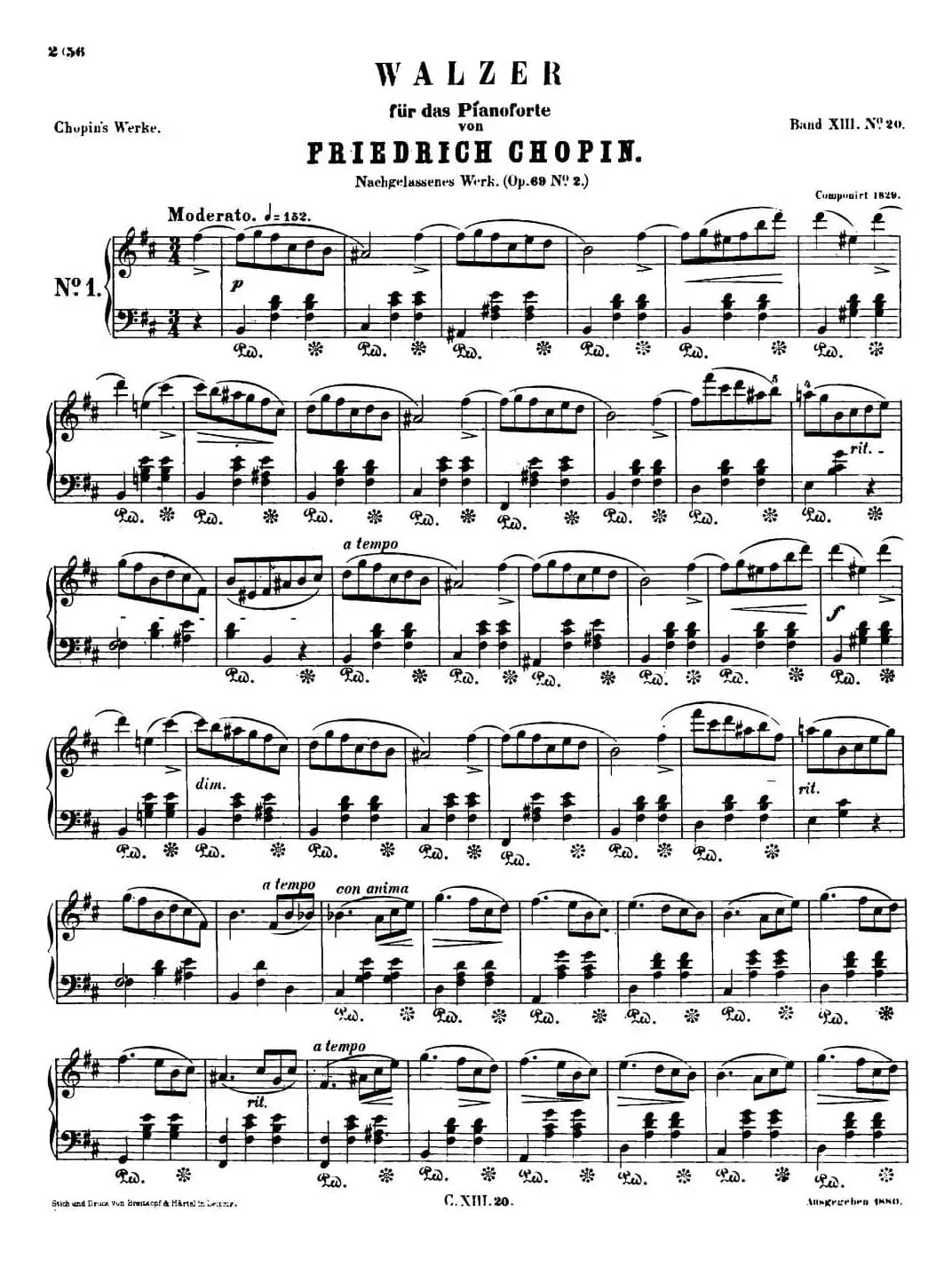 b小调圆舞曲Op.69-2 