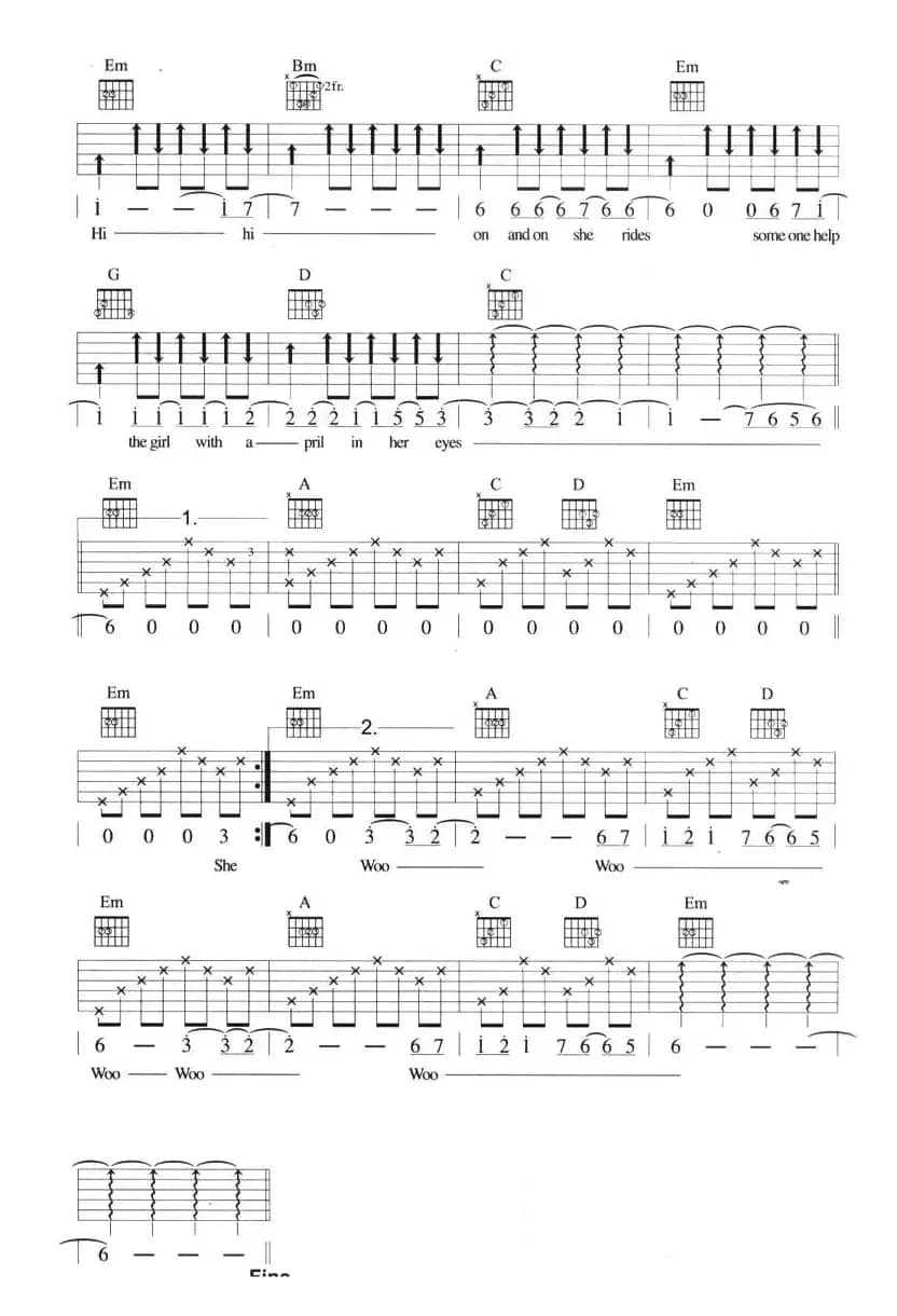 The Girl With April In Her Eyes（眼里有四月的女孩）