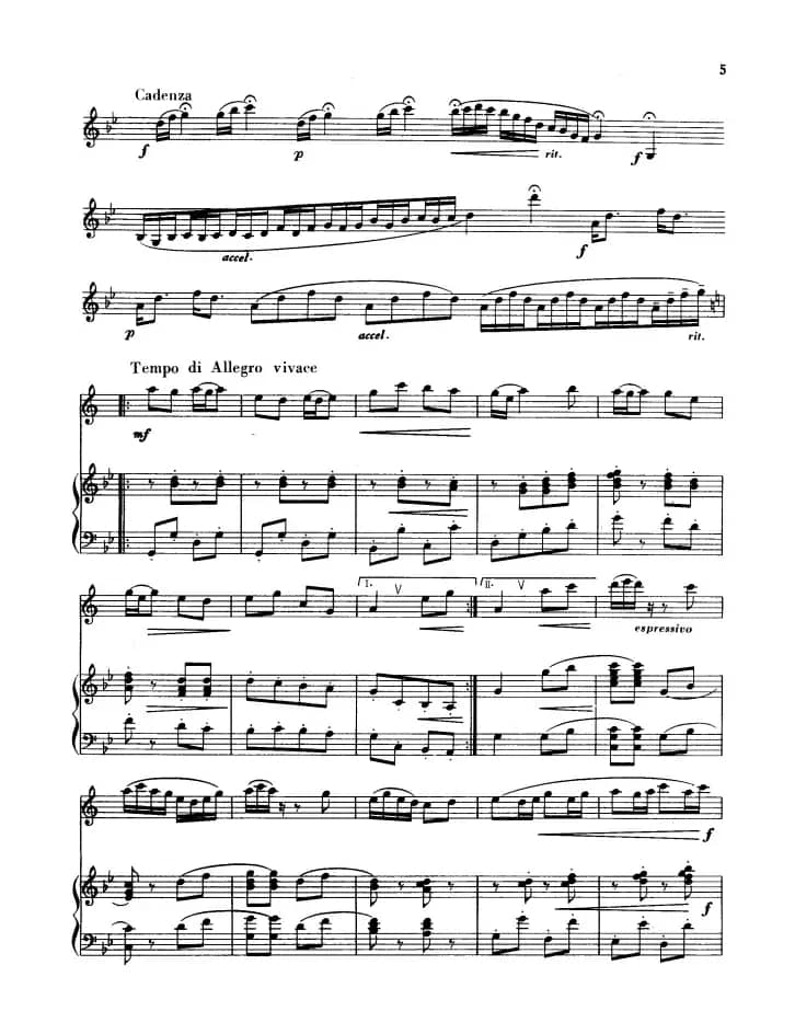 迎新春舞曲（单簧管+钢琴伴奏）